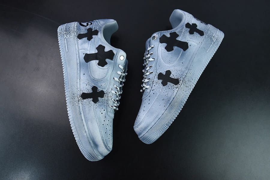 Pronta Entrega - Air Force 1 Chrome Hearts (Custom) Special Box