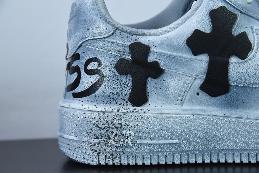 Pronta Entrega - Air Force 1 Chrome Hearts (Custom) Special Box