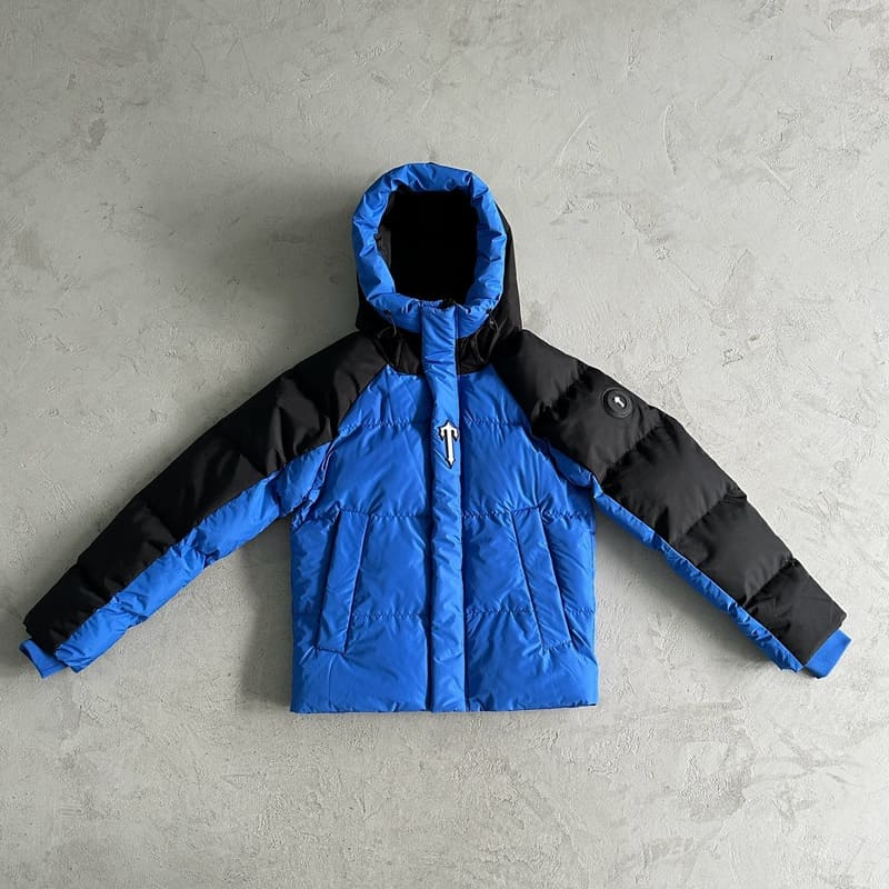 Jaqueta Trapstar Irongate Arch Puffer Black/Blue