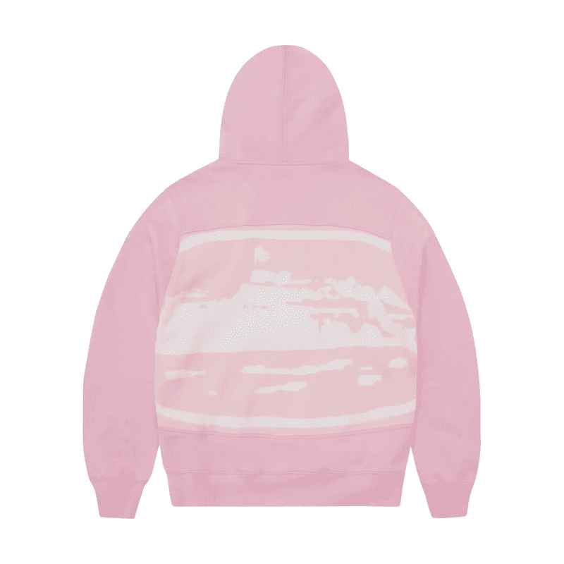 Jaqueta Corteiz Hybrid Knit Alcatraz Rosa