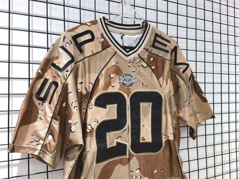 Camiseta Supreme Paneled Jersey Chocolate Camo