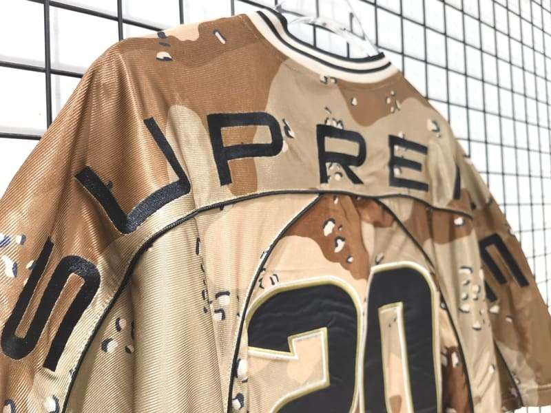 Camiseta Supreme Paneled Jersey Chocolate Camo