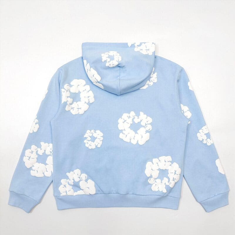 Moletom Denim Tears The Cotton Wreath Powder Blue