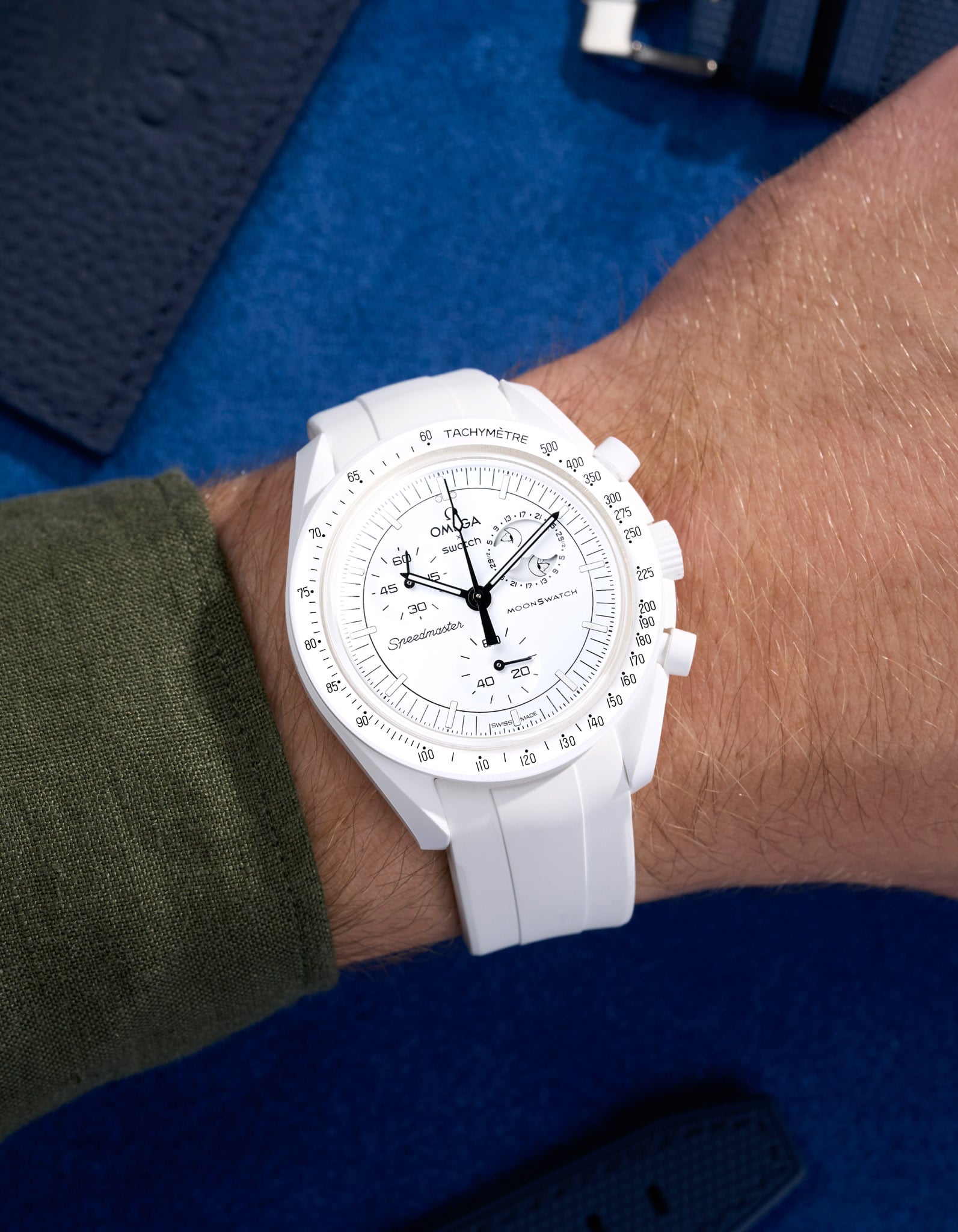 MoonSwatch Mission for Moon Phase (Rubber Strap)