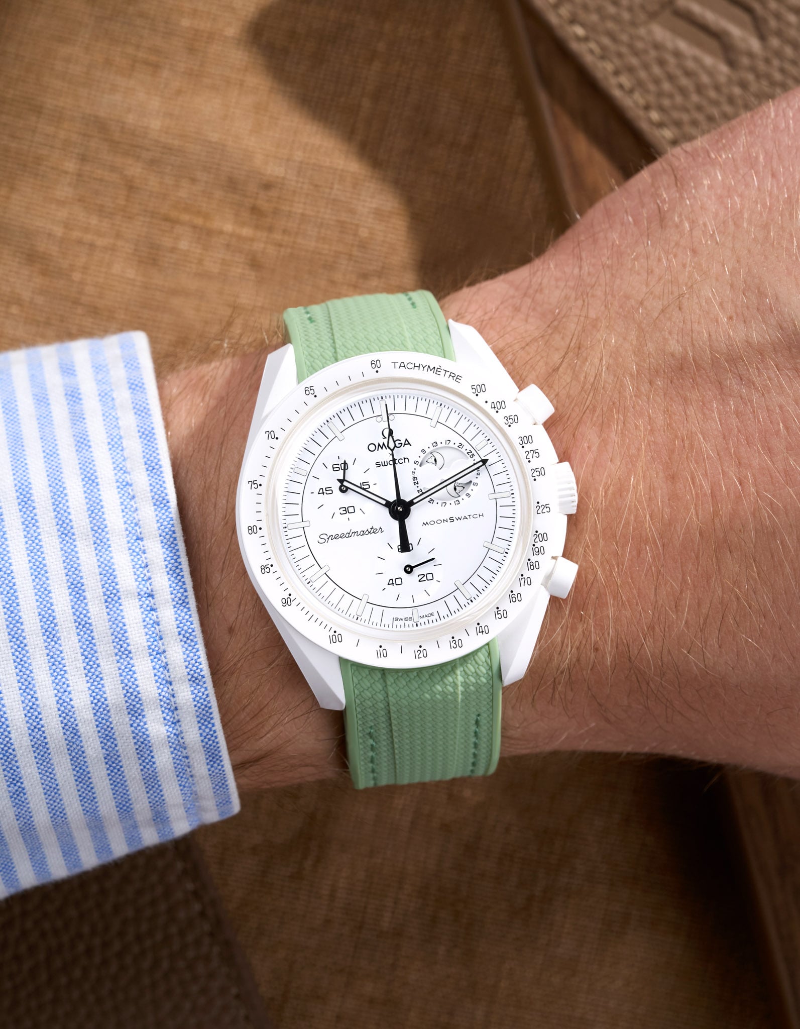 Curved Vertech Rubber Strap - Mint