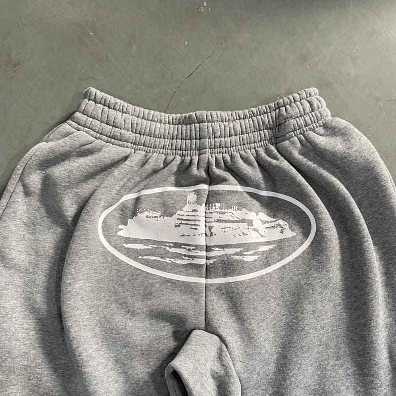 Conjunto Moletom Corteiz  RTW Cinza