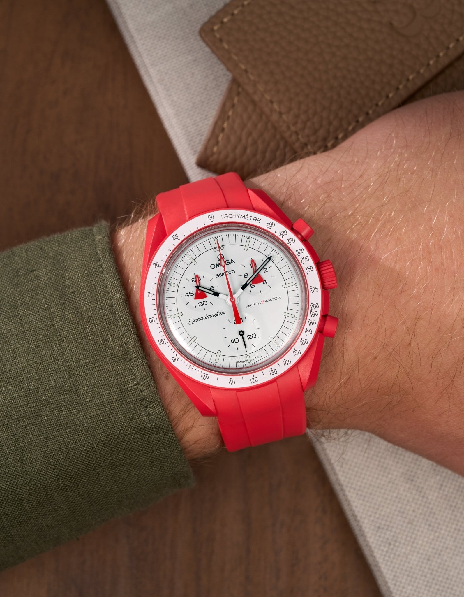 MoonSwatch Mission to Mars (Rubber Strap)