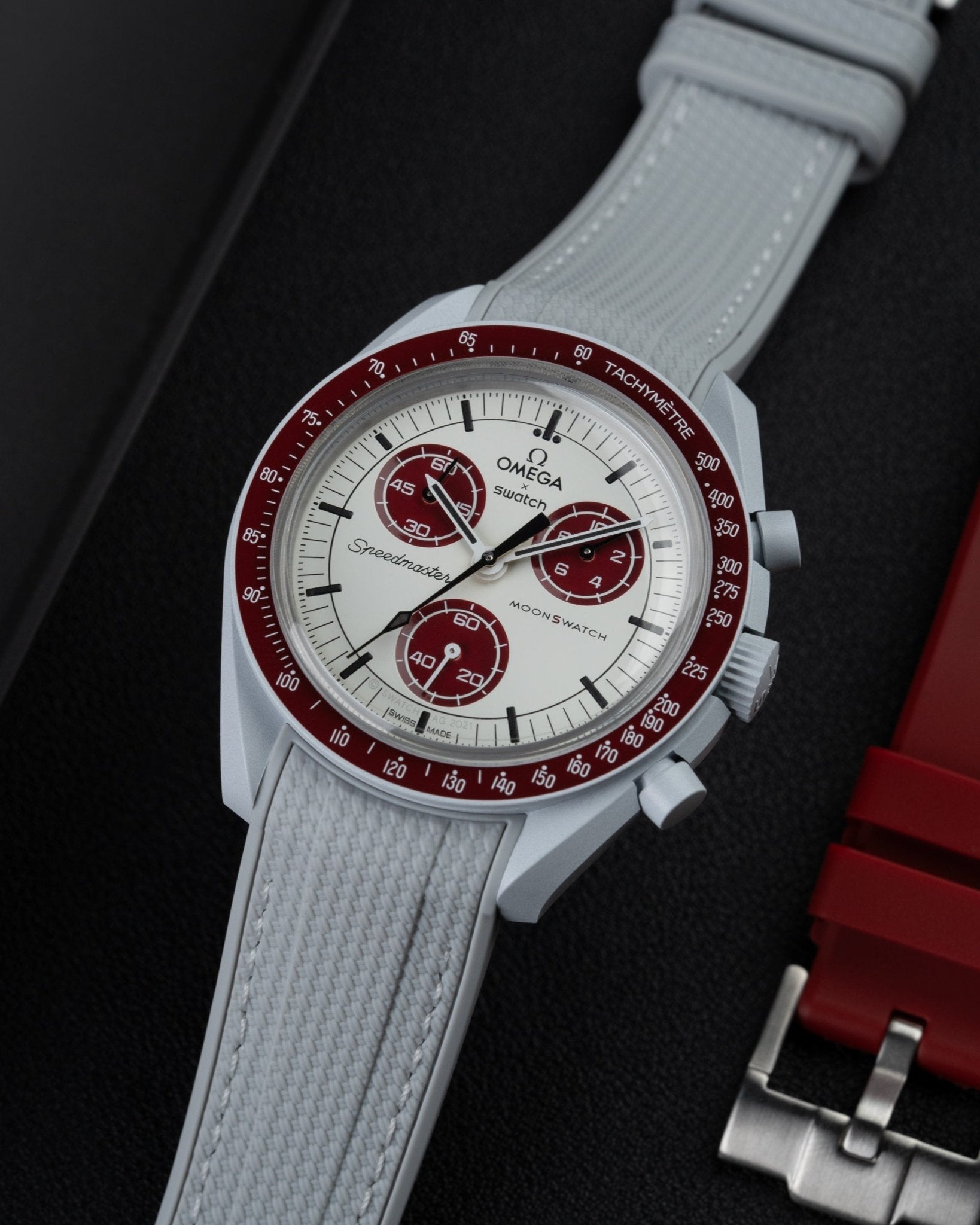 MoonSwatch Mission to Pluto (Rubber Strap)