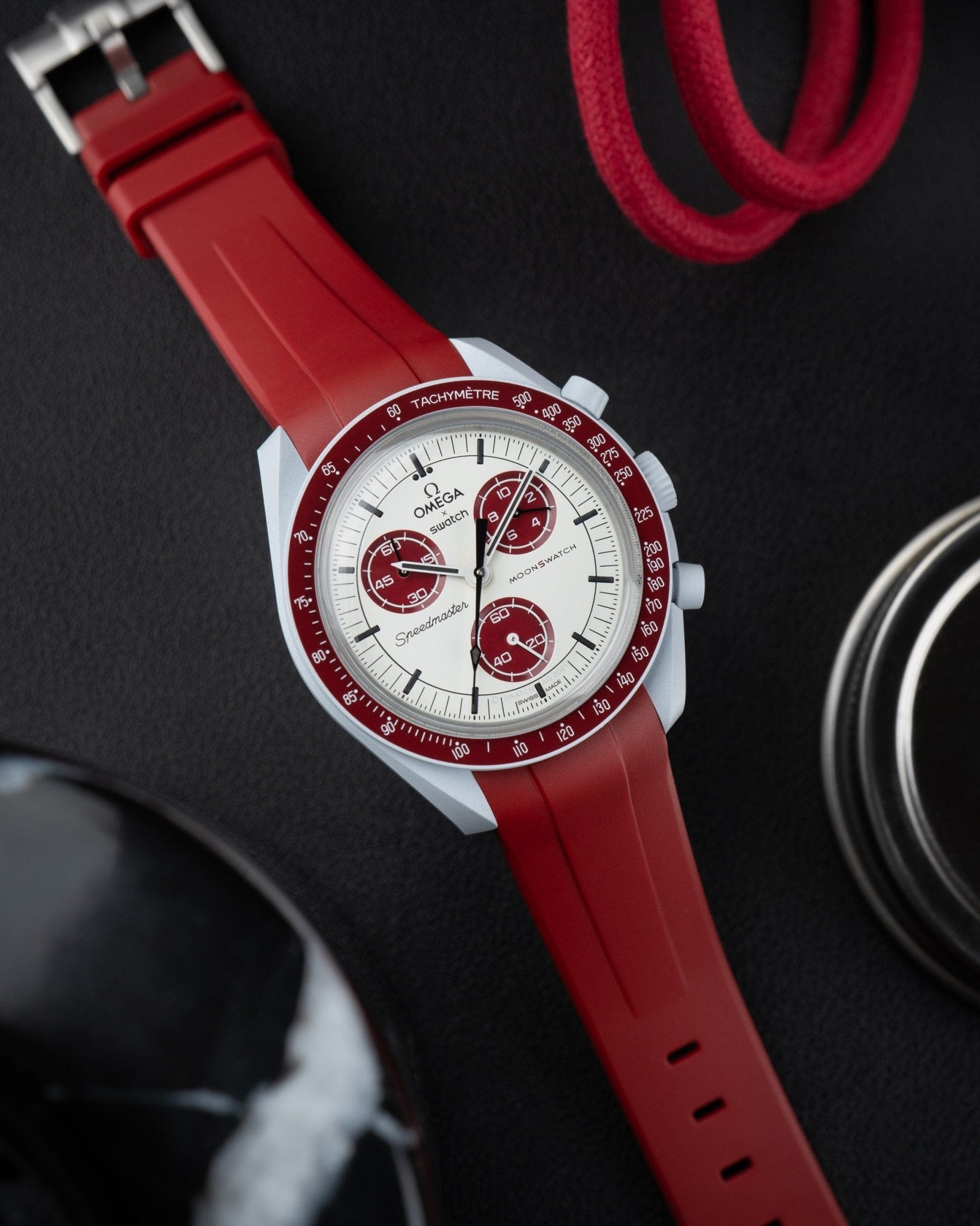 MoonSwatch Mission to Pluto (Rubber Strap)