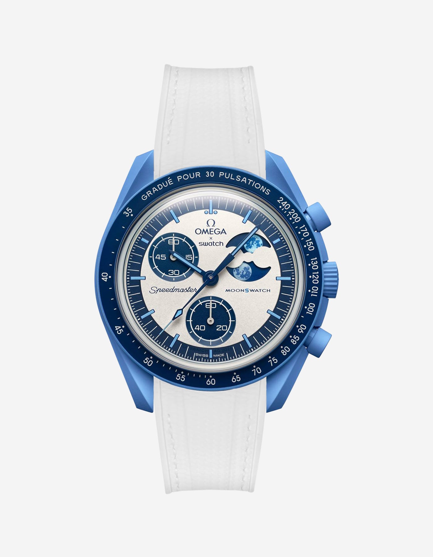 MoonSwatch Mission to the Super Blue Moon Phase (Rubber Strap)