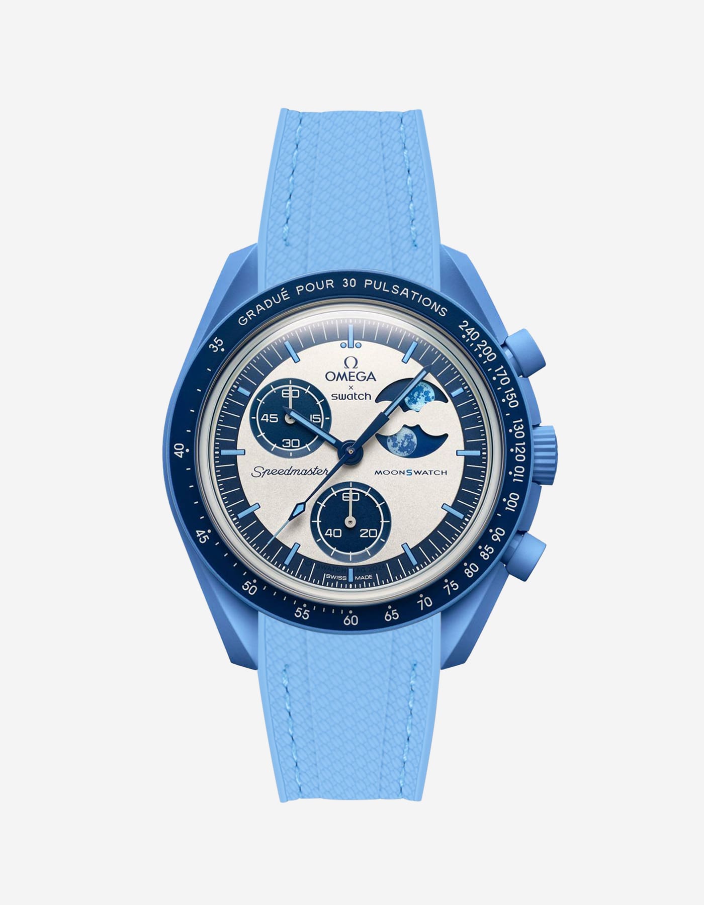 MoonSwatch Mission to the Super Blue Moon Phase (Rubber Strap)