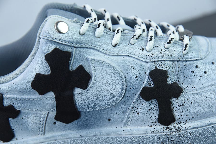 Pronta Entrega - Air Force 1 Chrome Hearts (Custom) Special Box