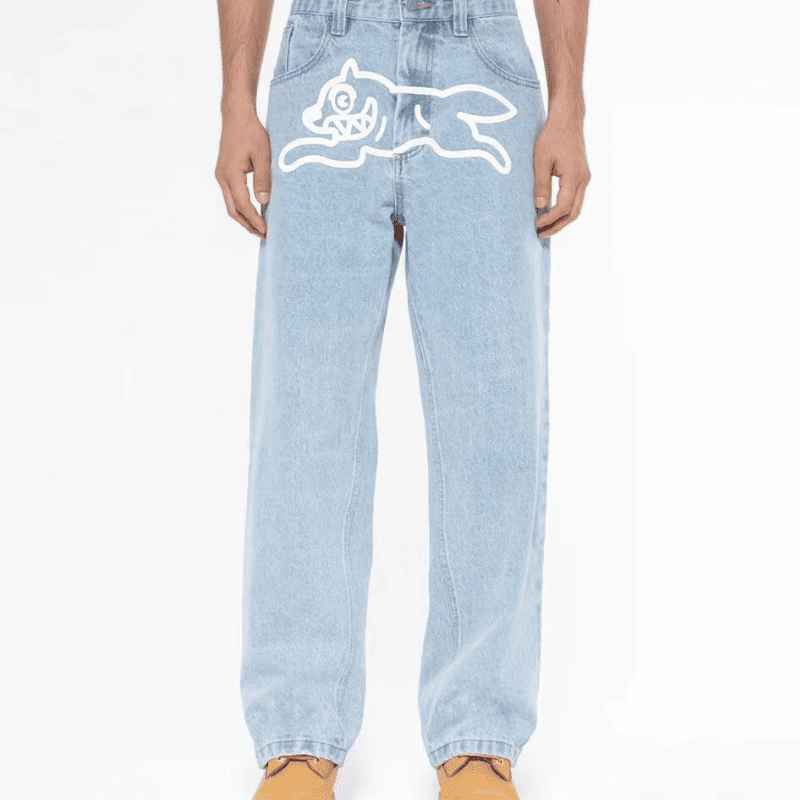 Calça Icecream Check Lined Denim jeans