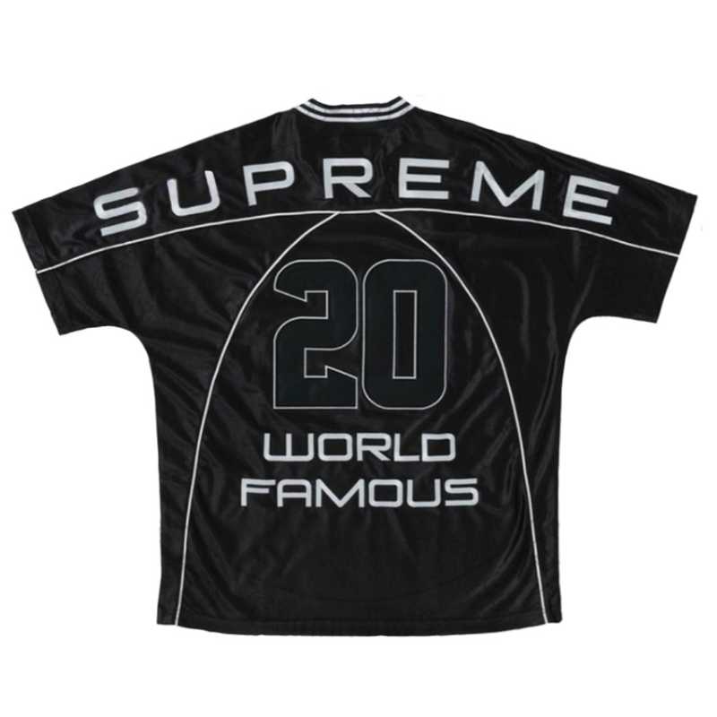 Camiseta Supreme Paneled Jersey Preta