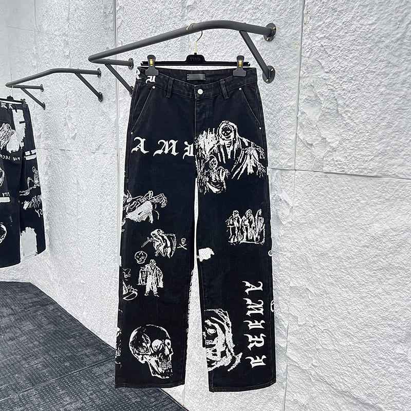 Calça Amiri Jeans Preta