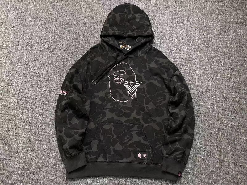 Moletom Bape x Inter Miami Camo Preto