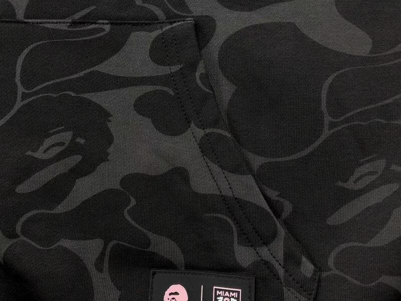 Moletom Bape x Inter Miami Camo Preto