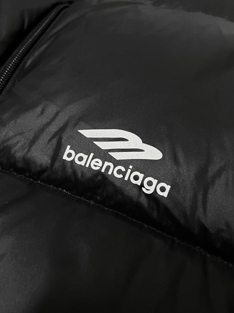 Jaqueta Puffer Balenciaga 3B Sports Icon Preto