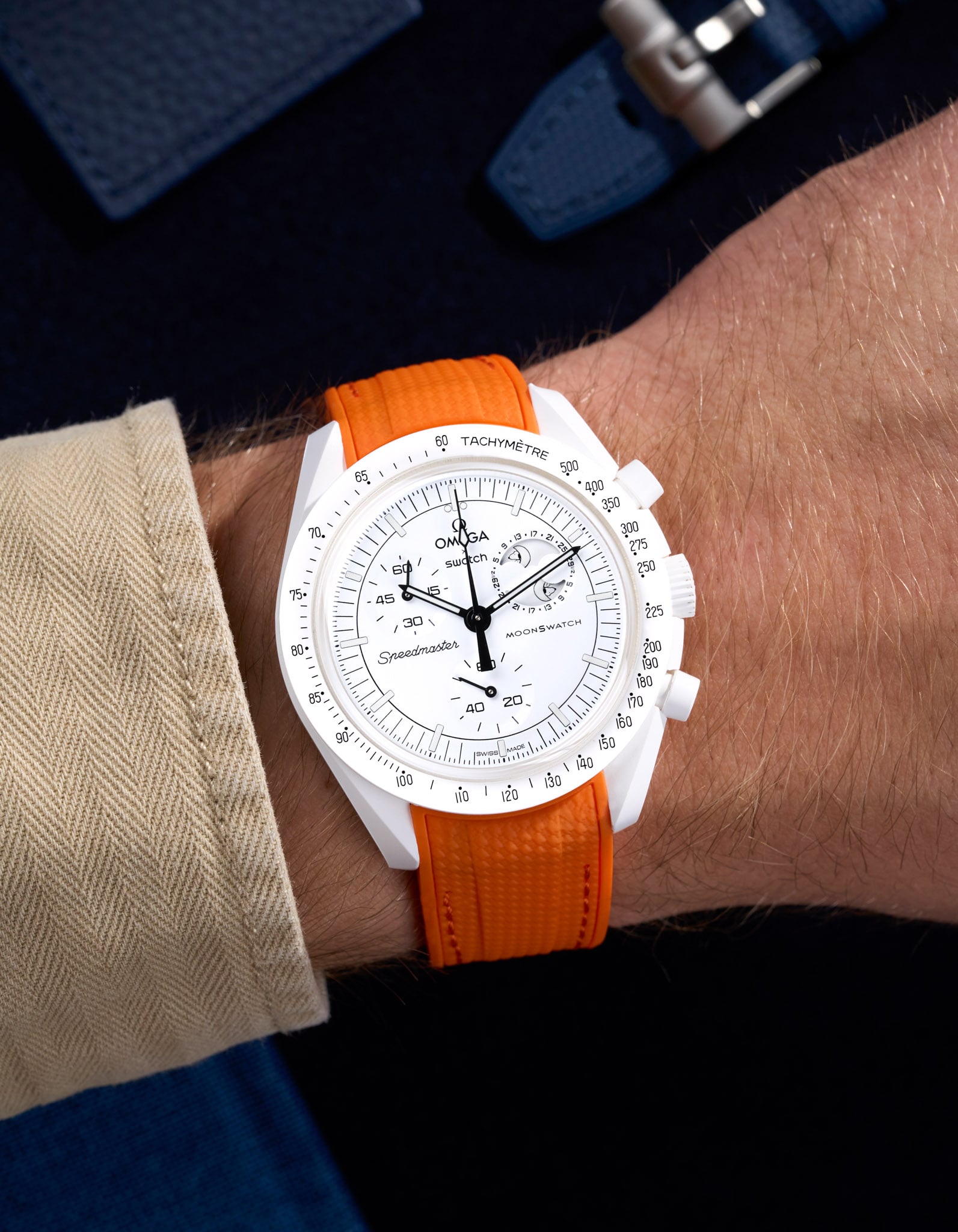 MoonSwatch Mission for Moon Phase (Rubber Strap)