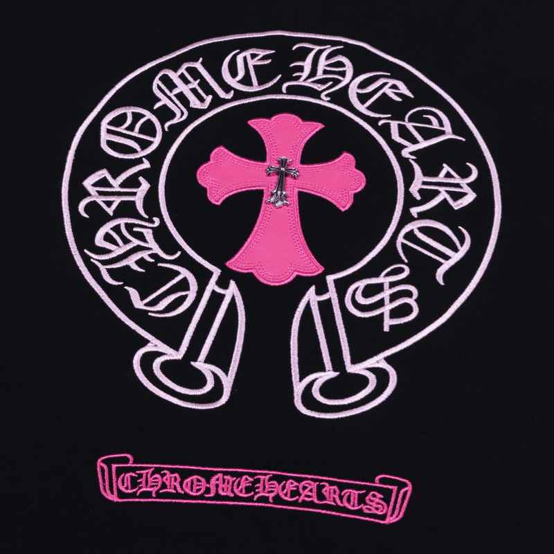 Camiseta Chrome Hearts Pink Cross