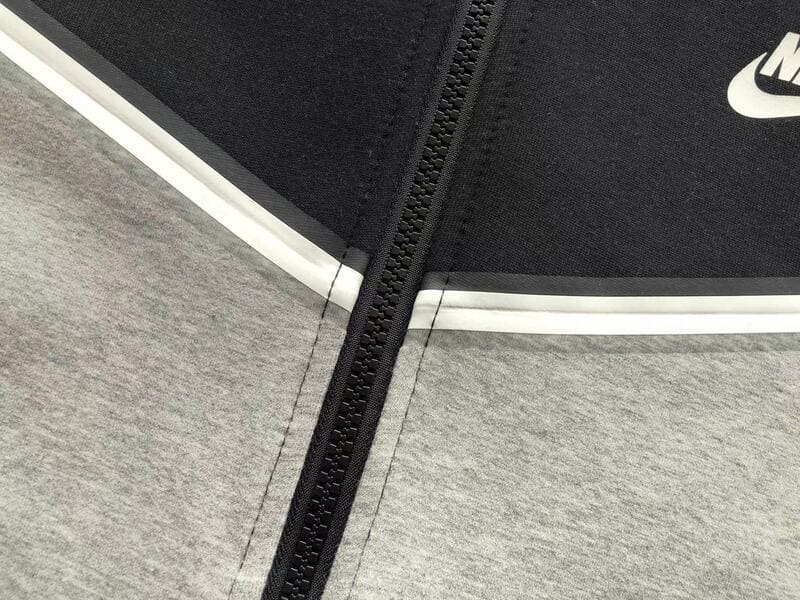 Pronta Entrega - Jaqueta Nike Tech Fleece Preta e Cinza