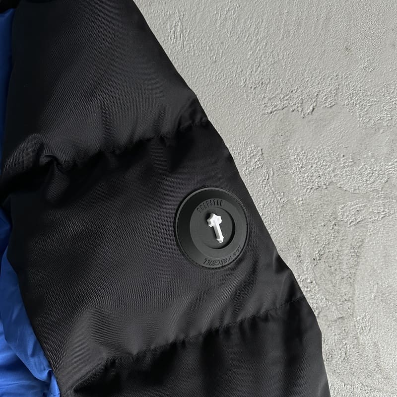 Jaqueta Trapstar Irongate Arch Puffer Black/Blue