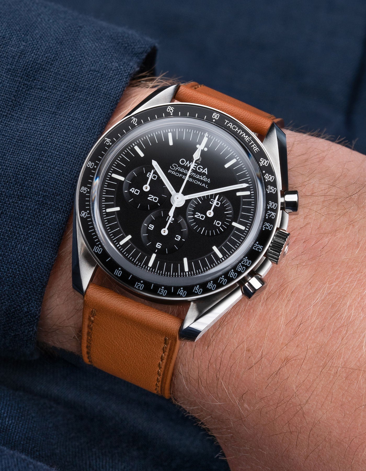 Brown Cowhide Leather Strap 17mm-21mm