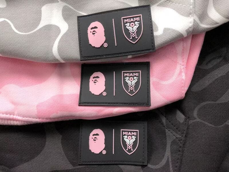 Moletom Bape x Inter Miami Camo Cinza