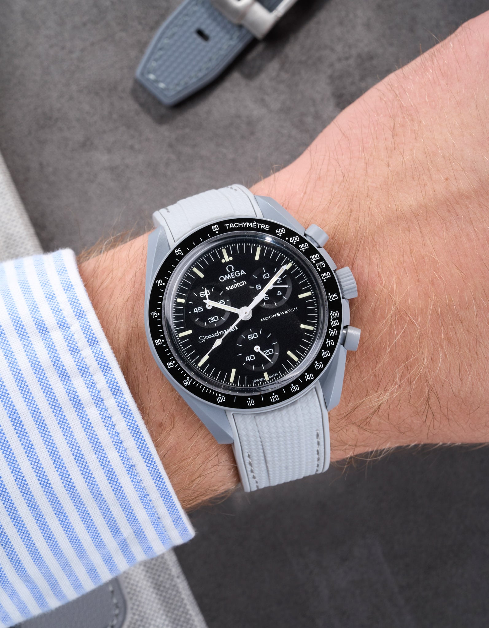 Curved Vertech Rubber Strap - Gray