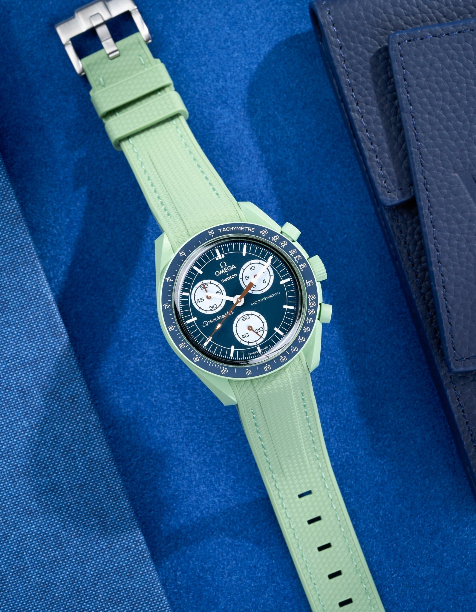 Curved Vertech Rubber Strap - Mint