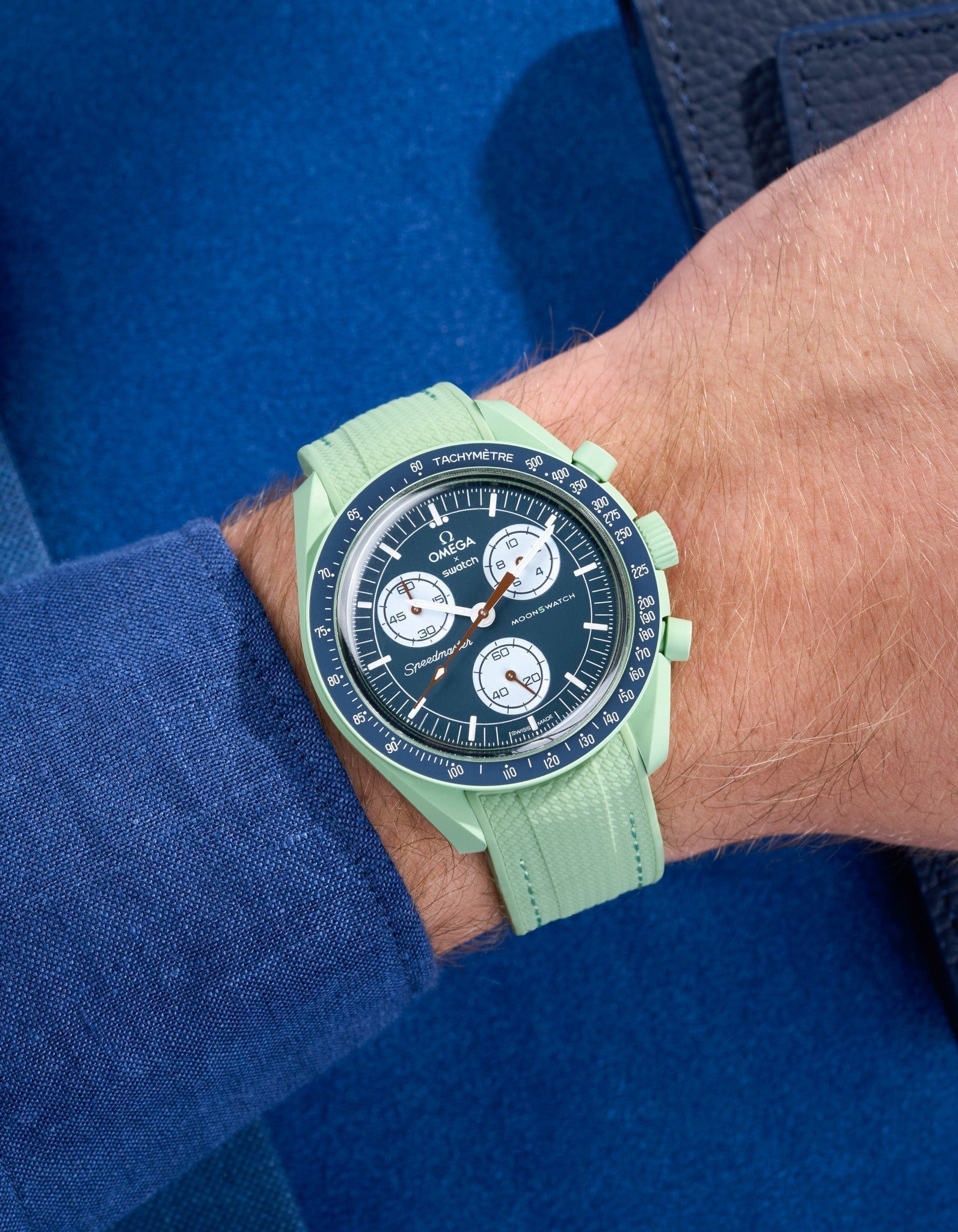 Curved Vertech Rubber Strap - Mint