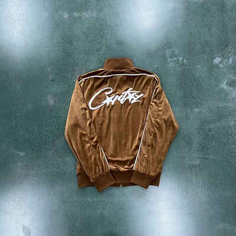 Conjunto Corteiz Veludo Marrom