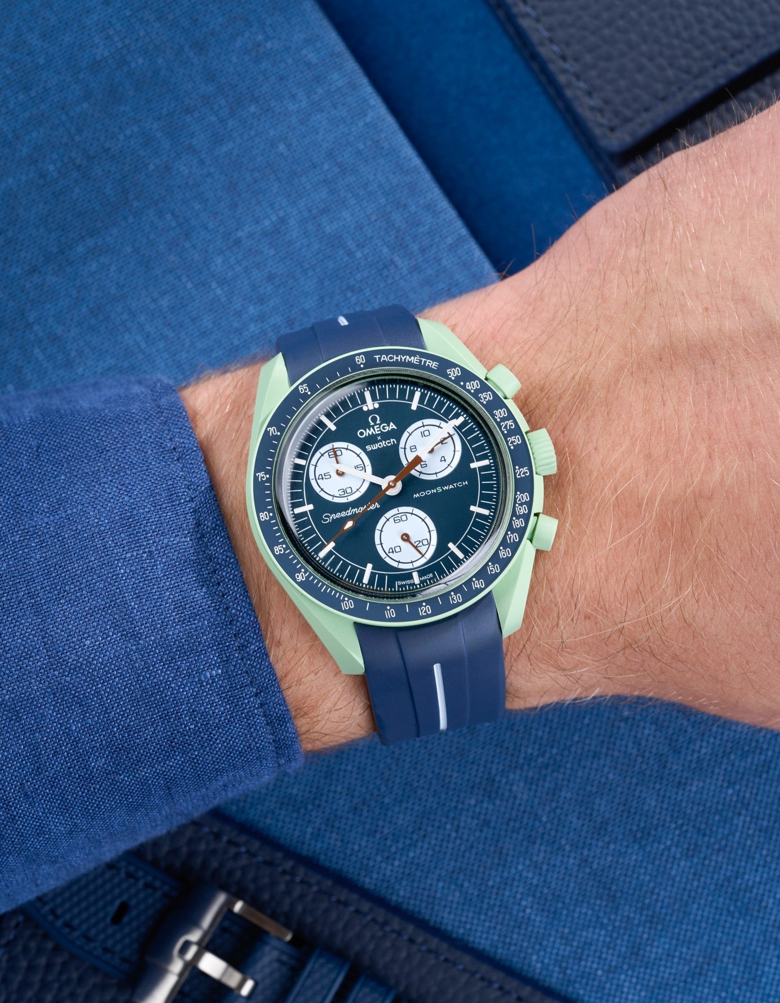 MoonSwatch Mission to Earth (Rubber Strap)