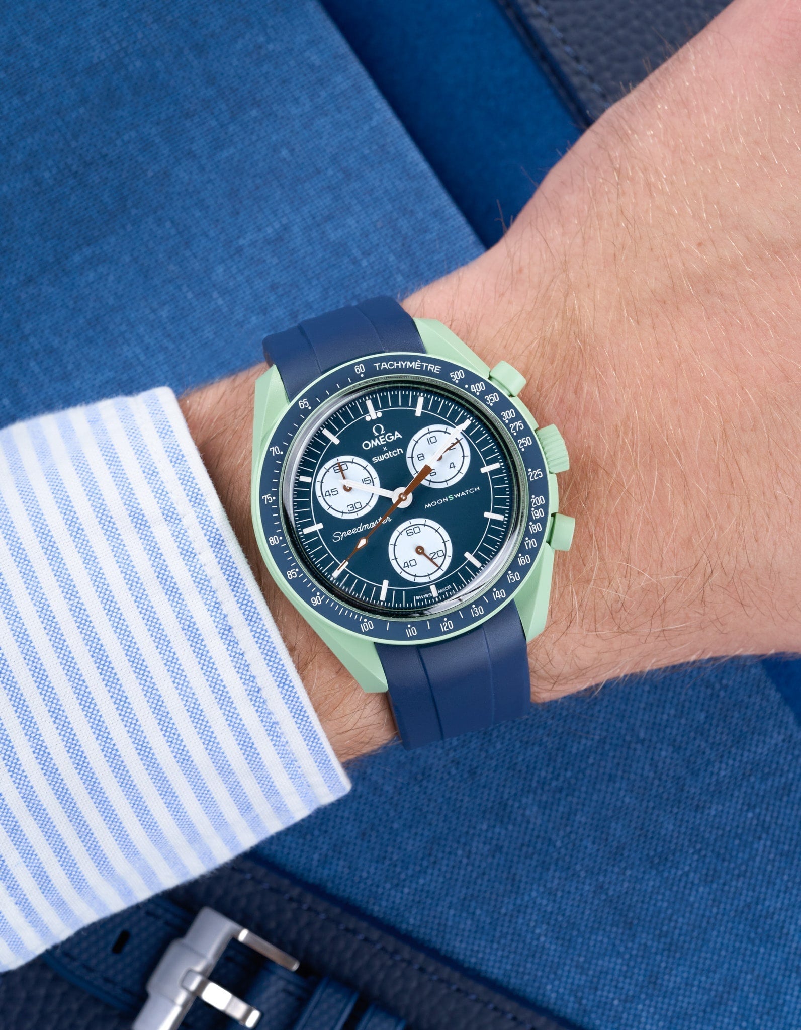 MoonSwatch Mission to Earth (Rubber Strap)