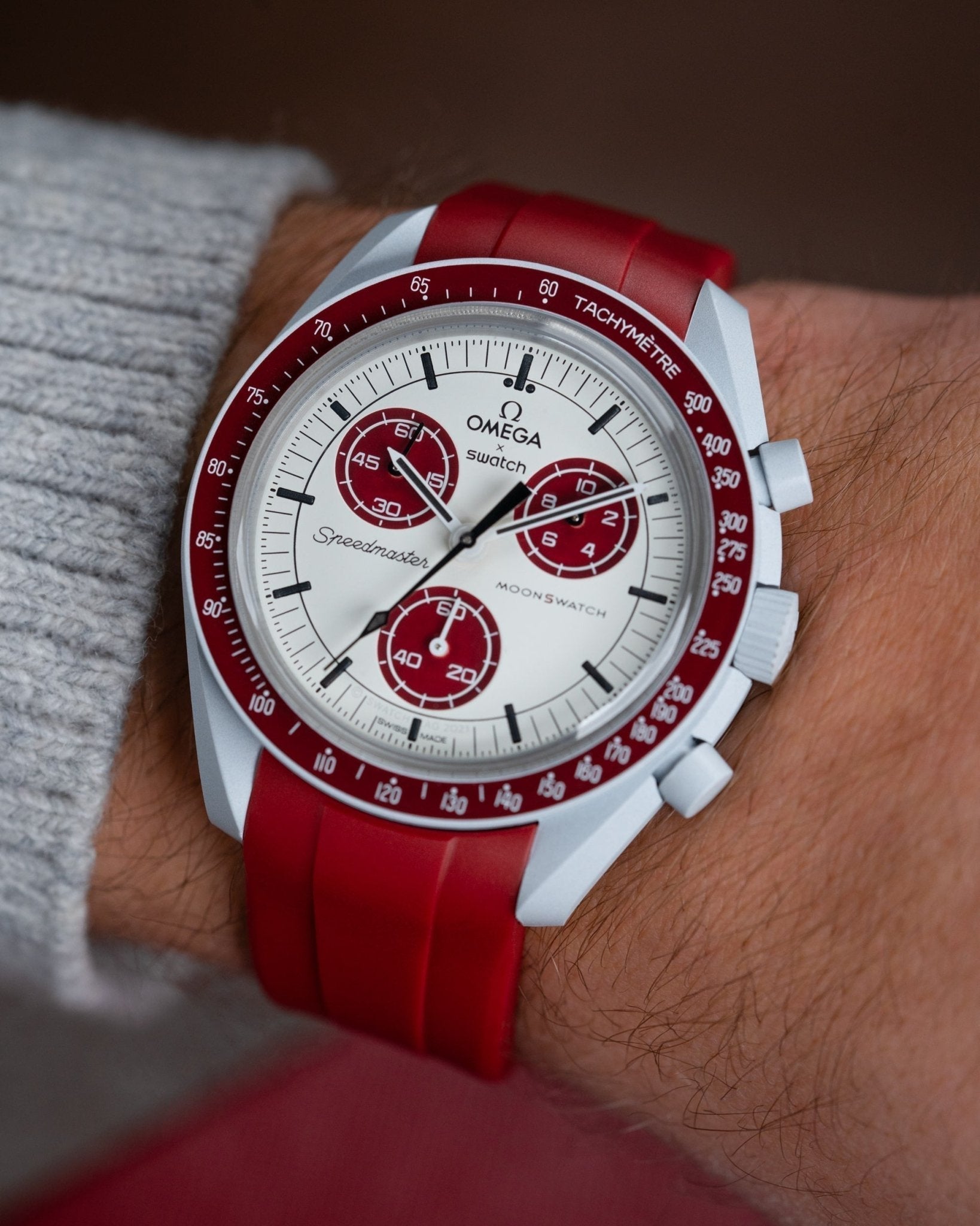 MoonSwatch Mission to Pluto (Rubber Strap)