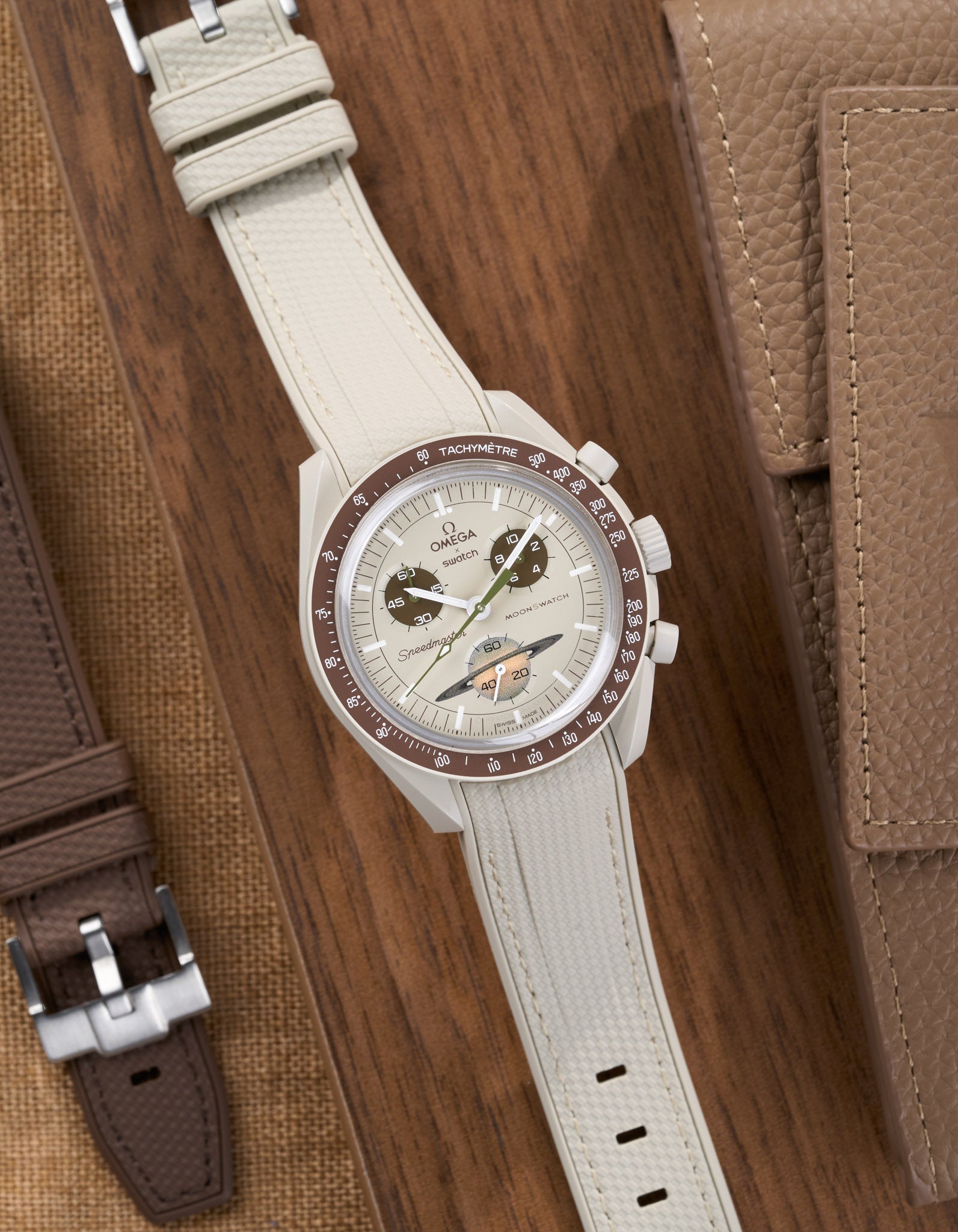 MoonSwatch Mission to Saturn (Rubber Strap)