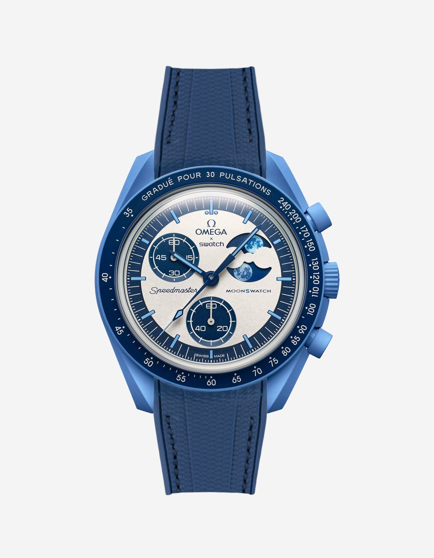 MoonSwatch Mission to the Super Blue Moon Phase (Rubber Strap)