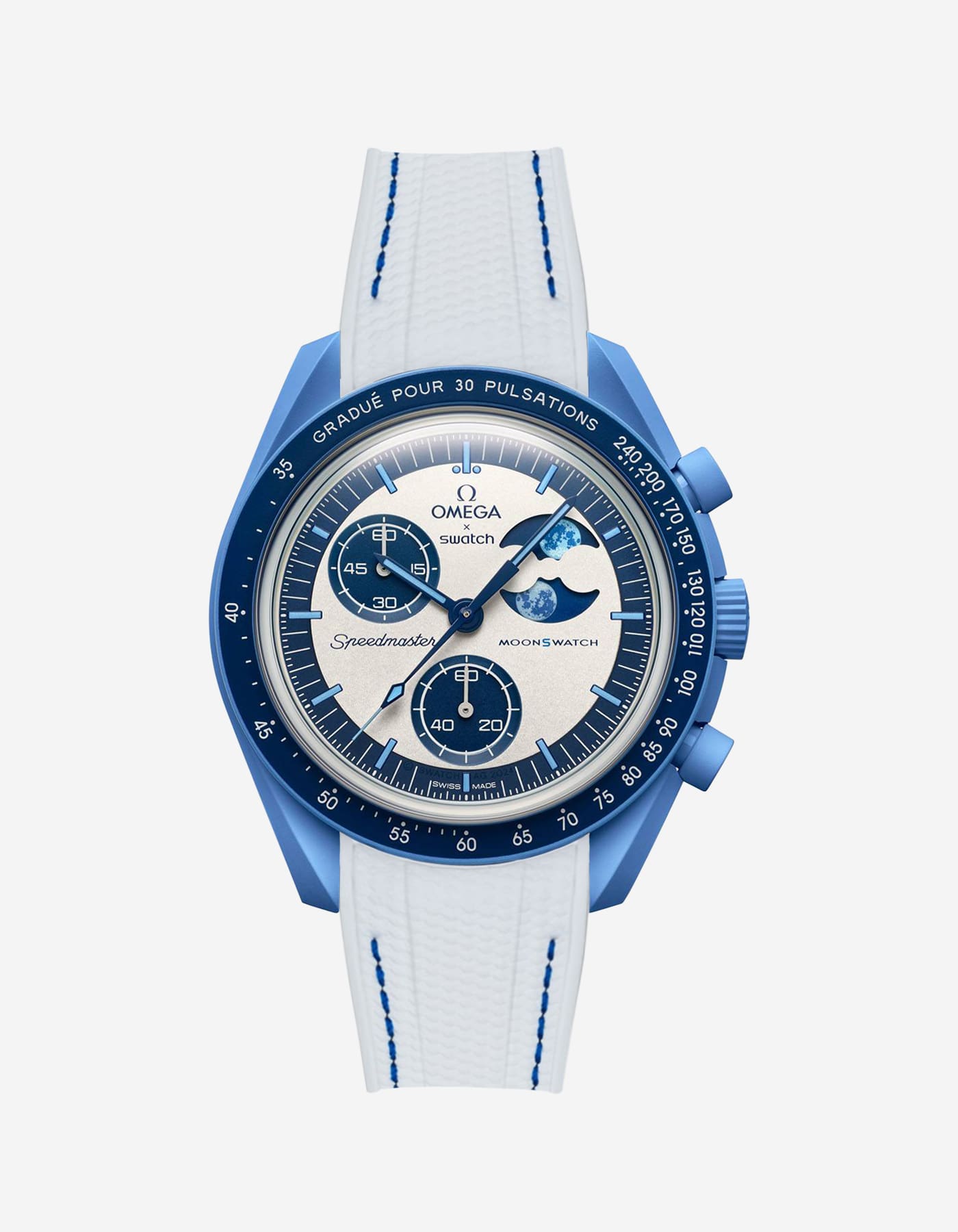 MoonSwatch Mission to the Super Blue Moon Phase (Rubber Strap)