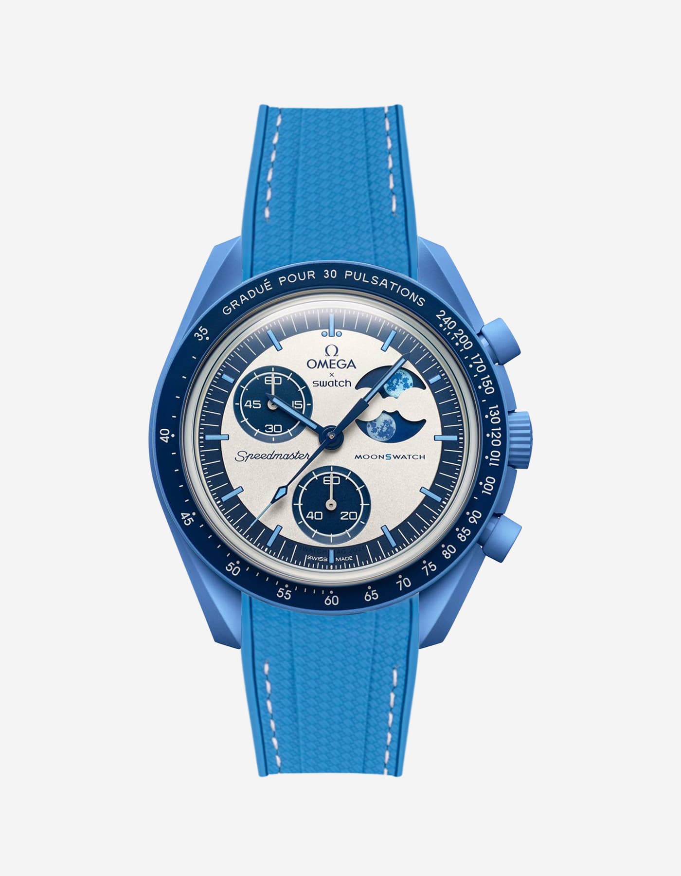 MoonSwatch Mission to the Super Blue Moon Phase (Rubber Strap)
